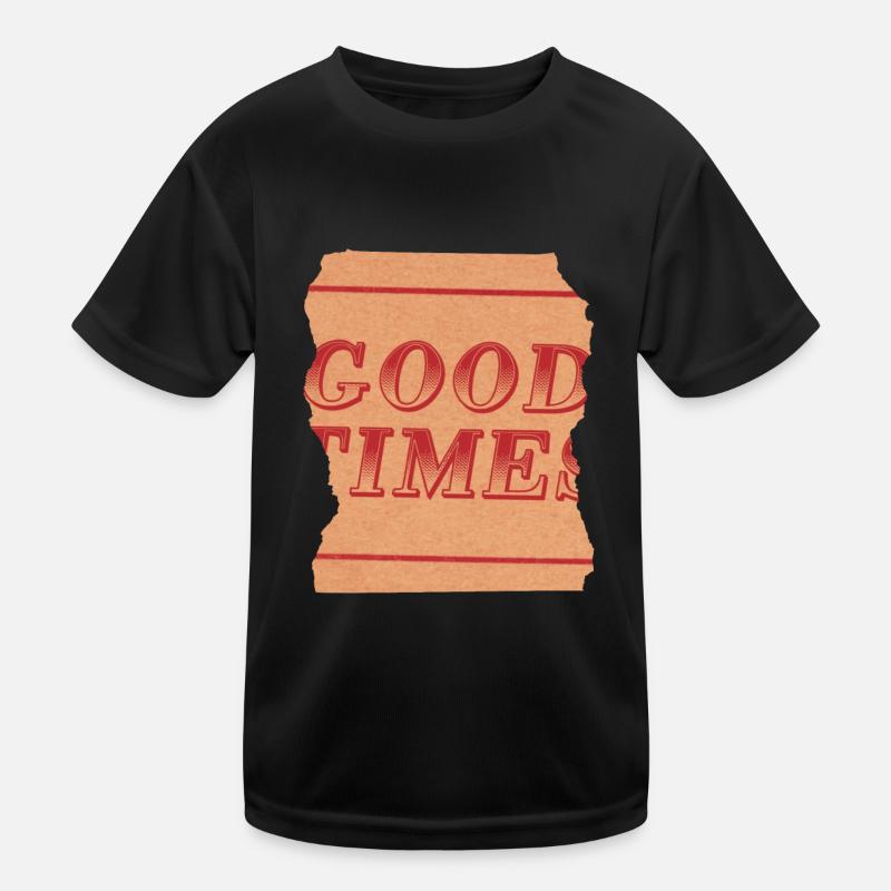 Gute Zeit Kinder Funktions-T-Shirt