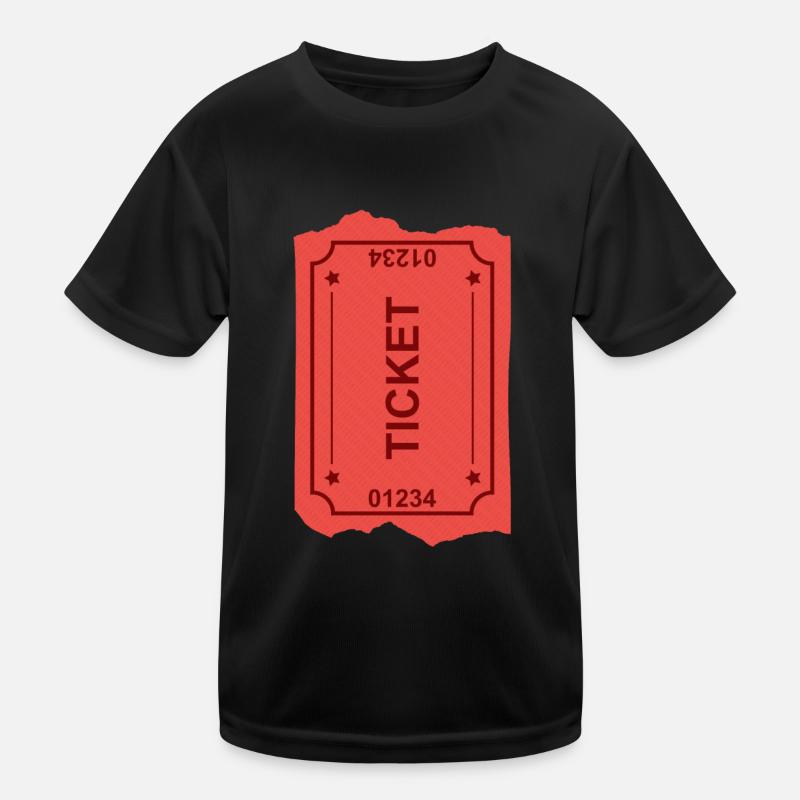 Billet Funktionsshirt til børn