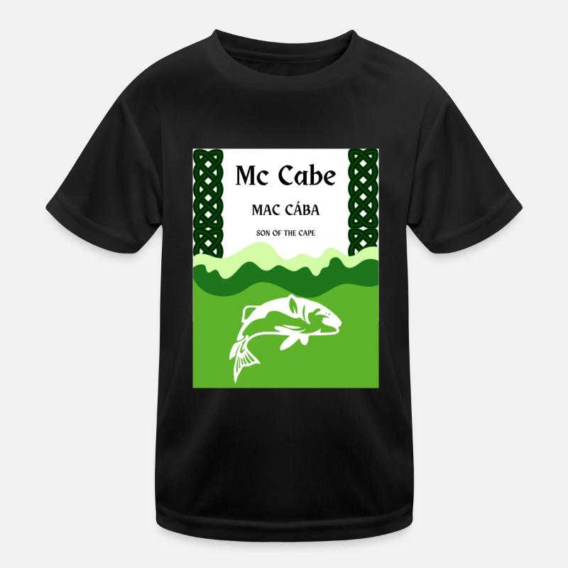 Mc Cabe surname Kids Functional T-Shirt