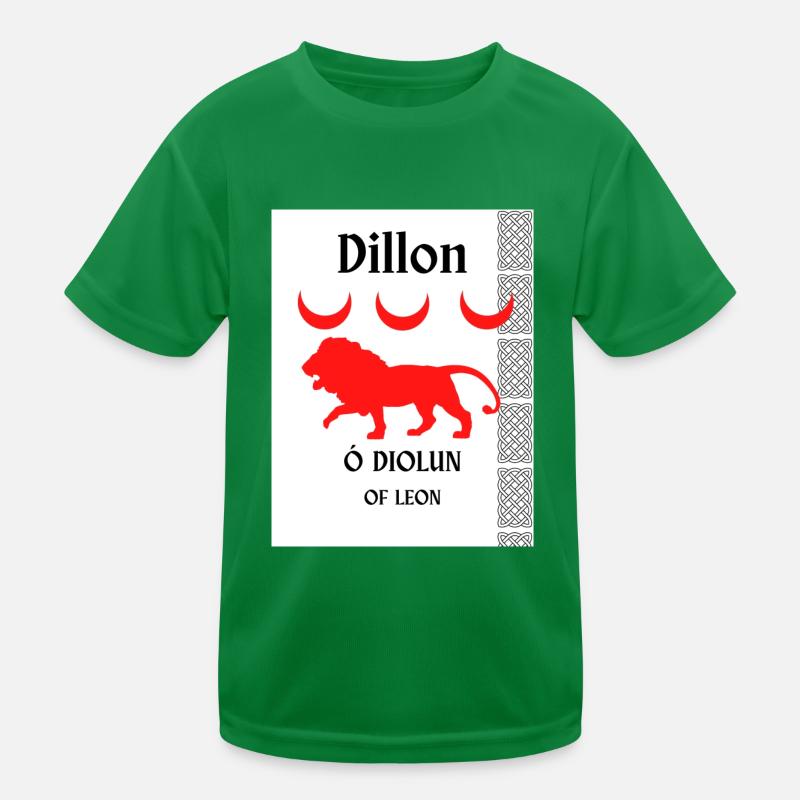 Dillon surname Kids Functional T-Shirt