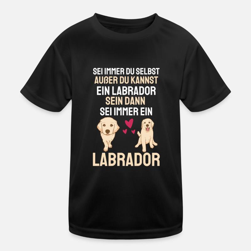 Hundebesitzer Haustier Hund Geschenk Labrador Kinder Funktions-T-Shirt