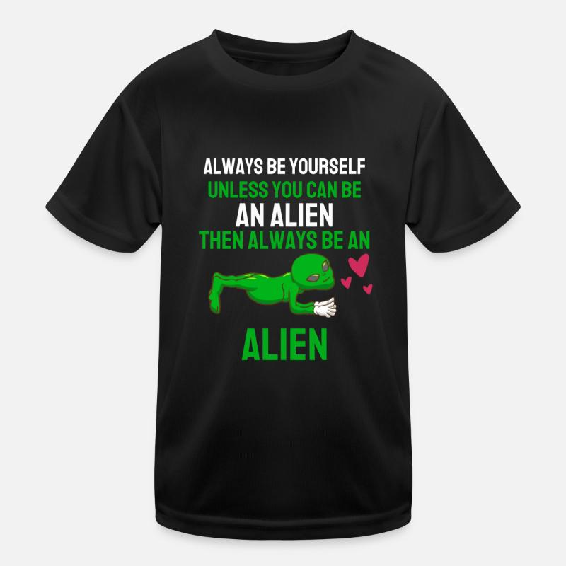 Sci Fi Außerirdischer Geschenk Lustiges Alien Kinder Funktions-T-Shirt