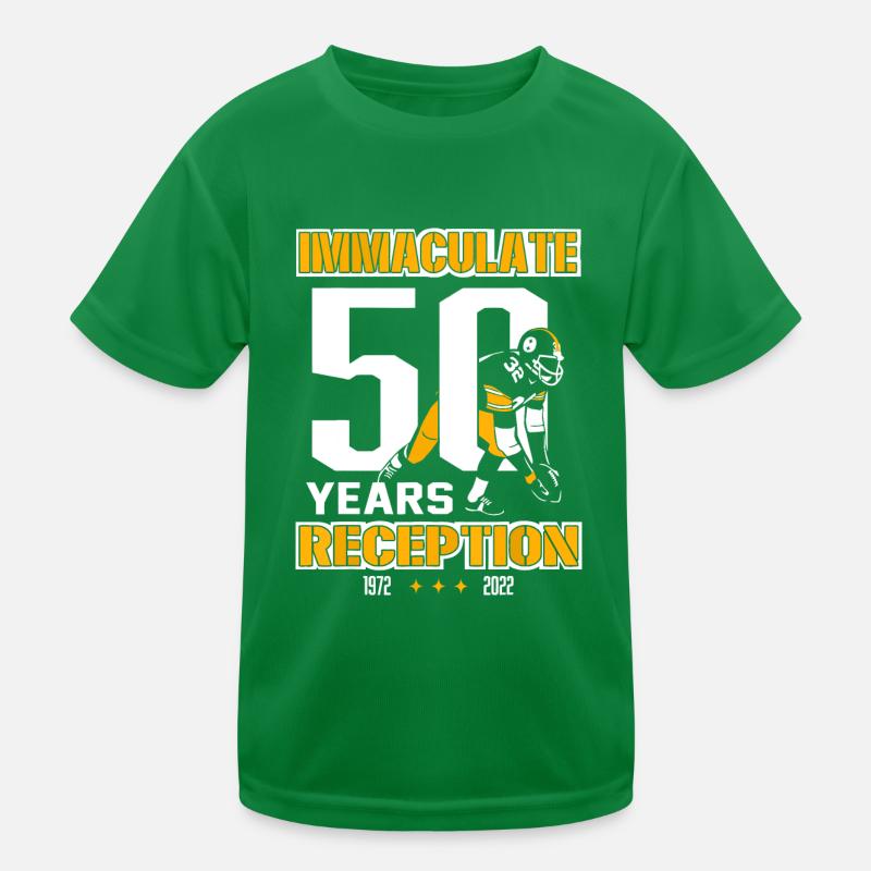 Immaculate 50 Years Reception Pittsburgh Kids Functional T-Shirt