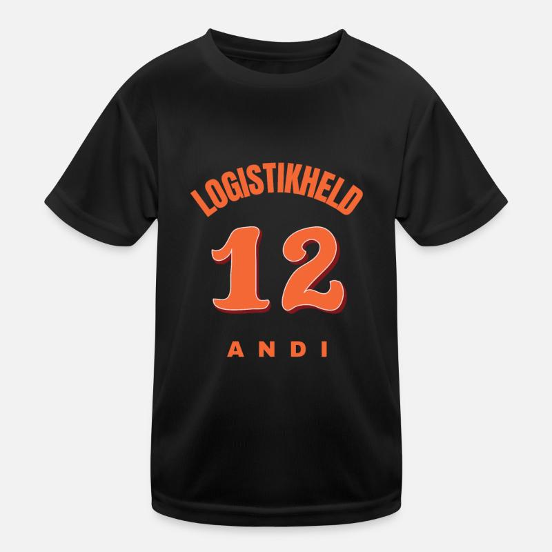 LOGISTIKHELD 12 ANDI Kinder Funktions-T-Shirt