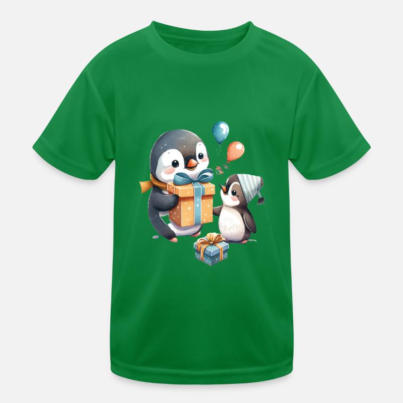 Penguin Kinder Funktions-T-Shirt