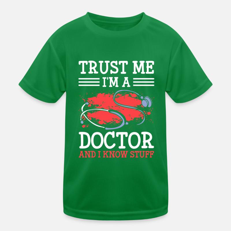 Doktor Studium Student Ärzte Kinder Funktions-T-Shirt