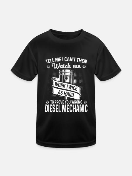 Tell Me I Can't Then Watch Me To Prove You Wrong M - Kids Functional T-Shirt - black - Front