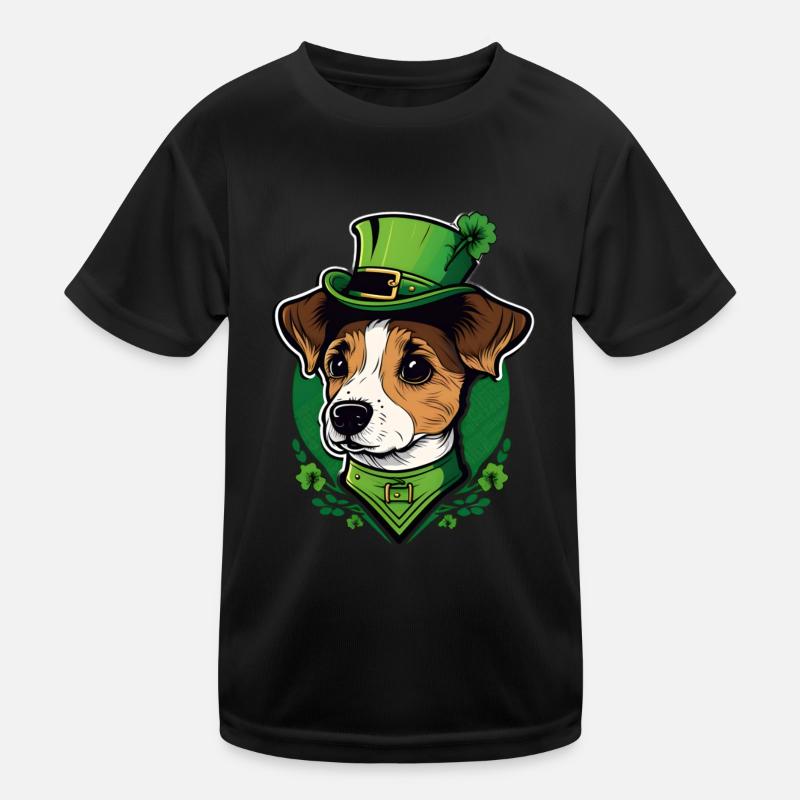 Journée Jack Russell St Patrick T-shirt sport Enfant