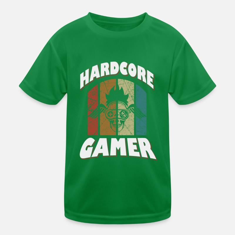 Conception de jeu rétro hardcore T-shirt sport Enfant