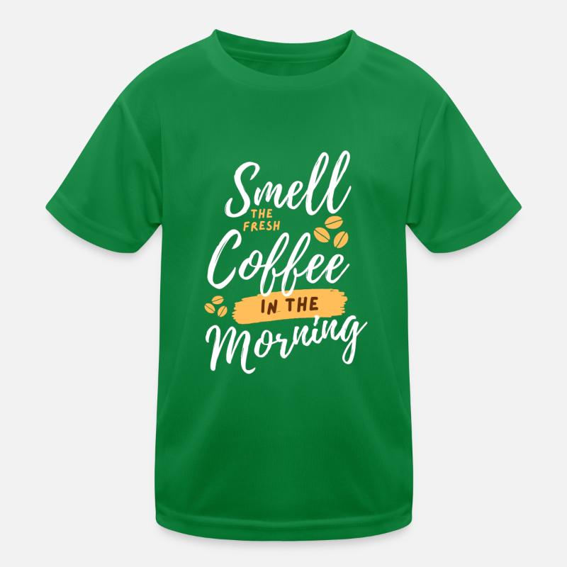 Kaffee | Kaffee Kinder Funktions-T-Shirt