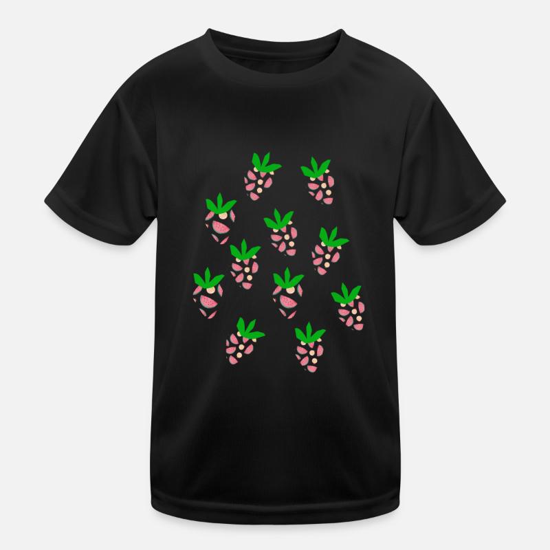 Melone oder Erdbeere? Kinder Funktions-T-Shirt
