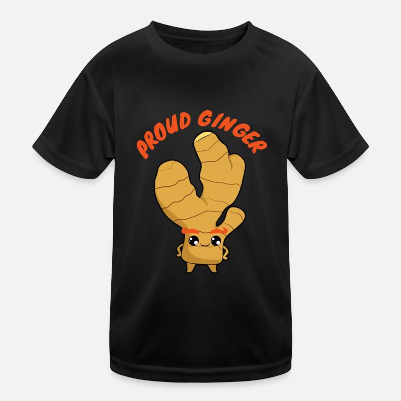 Stolzer Ingwer - ein Design, um rote Haare zu feiern Kinder Funktions-T-Shirt