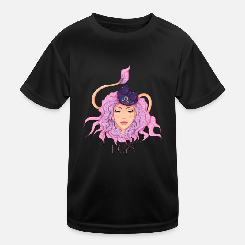 Leo - Kids Functional T-Shirt - black