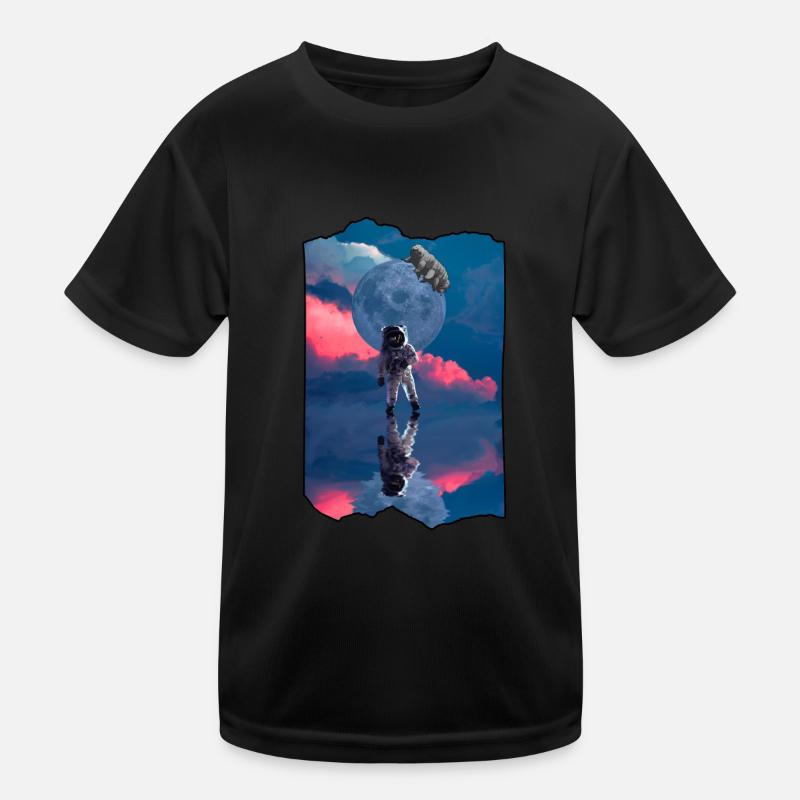 Astronaute de l’espace Ours d’eau Tardigrade T-shirt sport Enfant