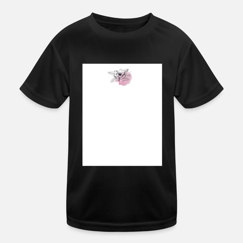 Pastell Blumen Design Kinder Funktions-T-Shirt