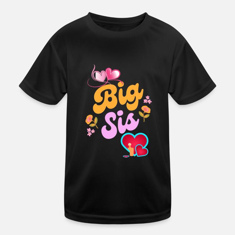 Big Sis Kinder Funktions-T-Shirt