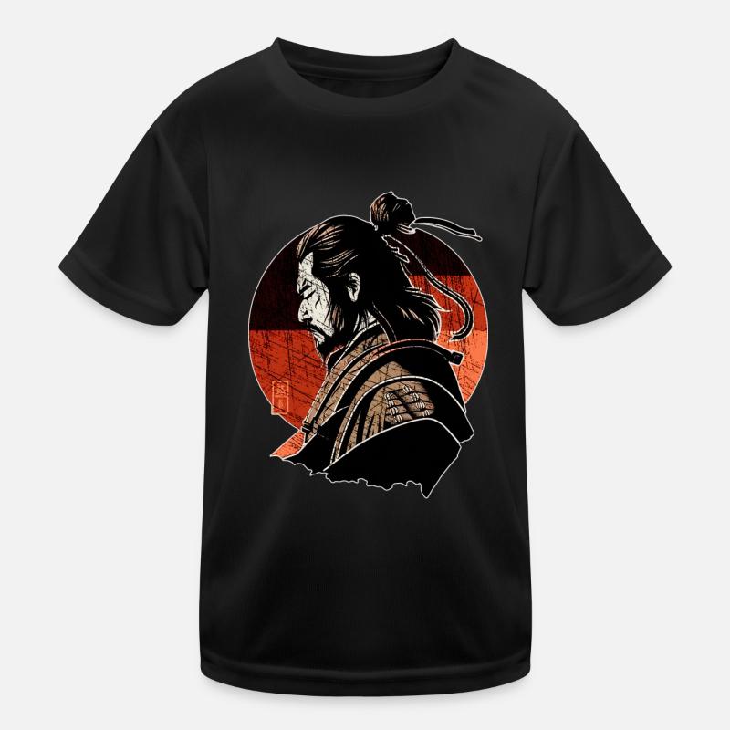 Warrior's Grace samurai Kids Functional T-Shirt