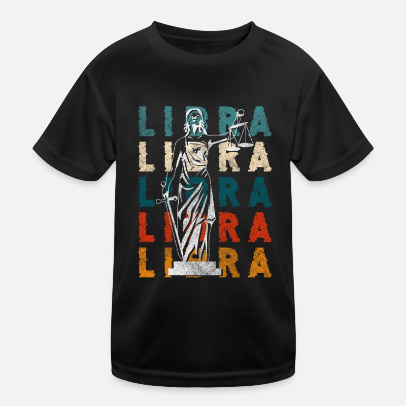 Zodiac Astro Characteristics Kids Functional T-Shirt