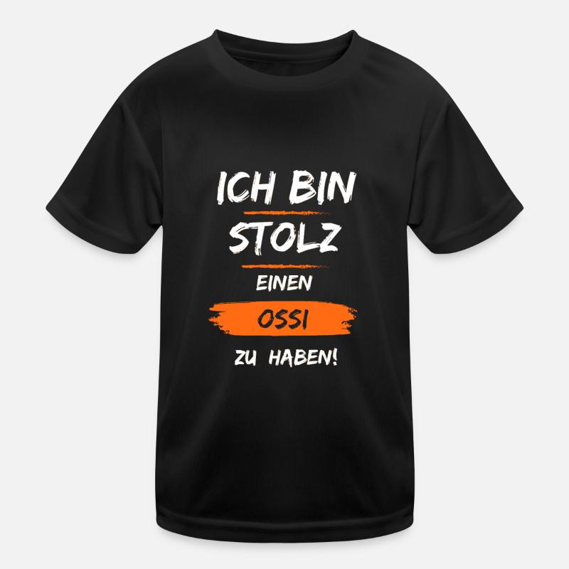 Stolz auf meinen Ossi Kinder Funktions-T-Shirt