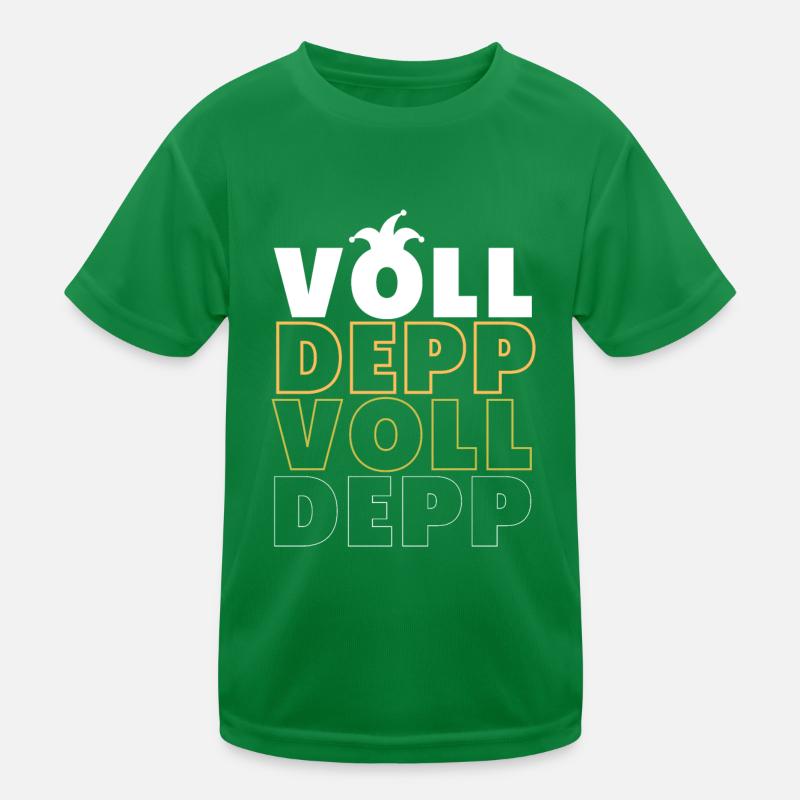Volldepp Design Kinder Funktions-T-Shirt