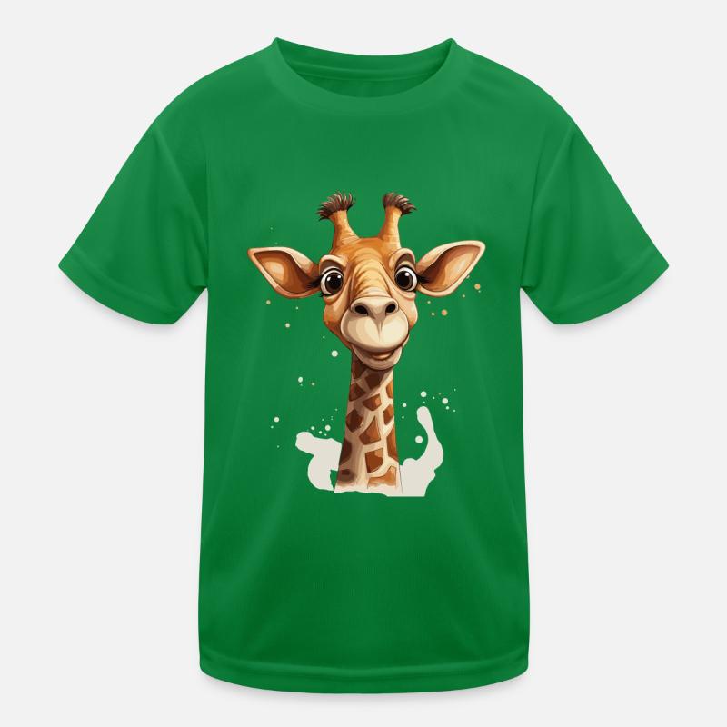Crazy Giraffe Kids Functional T-Shirt
