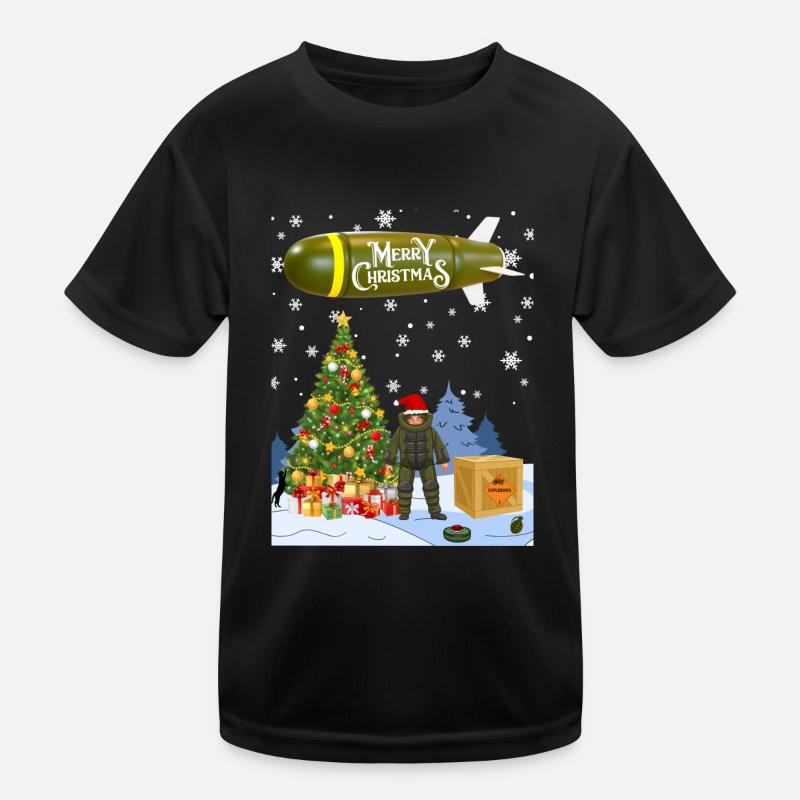 Noël EOD - T-shirt sport Enfant - noir