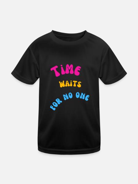 Time - Kids Functional T-Shirt - black