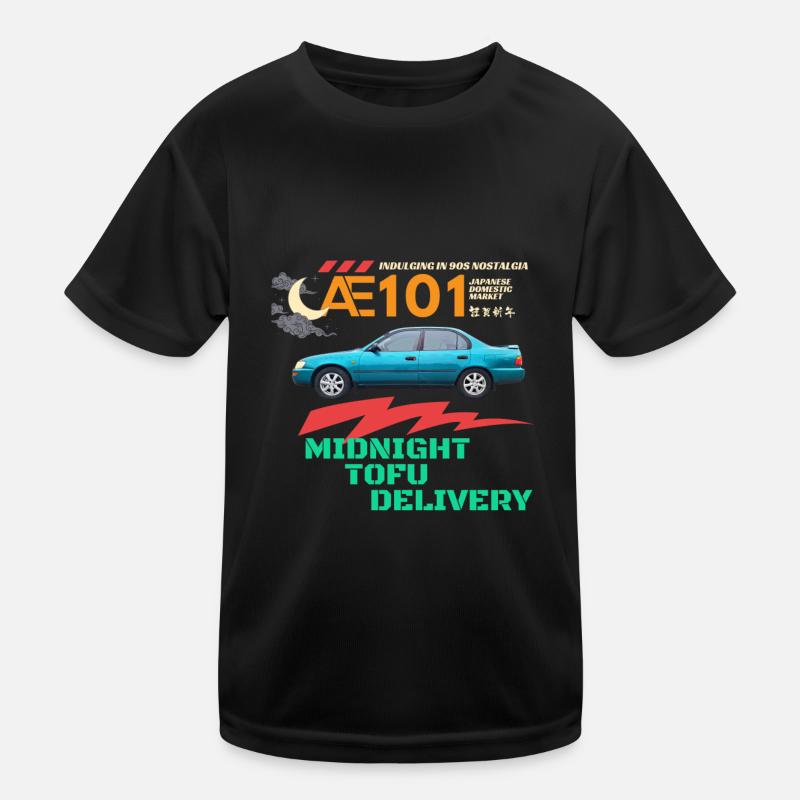 Midnight tofu delivery Kids Functional T-Shirt