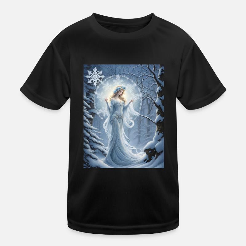 Die drittjüngste Tochter des Winters heißt blue... Kinder Funktions-T-Shirt