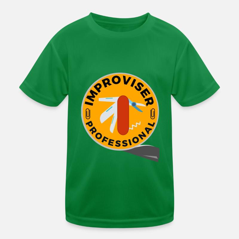 Improvisator Profi Kinder Funktions-T-Shirt