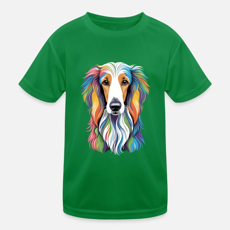 Afghanischer Windhund Kinder Funktions-T-Shirt