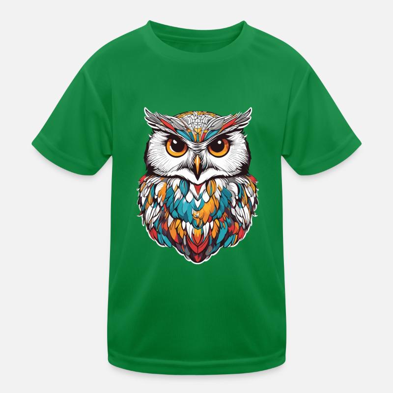 Schnee-Eule Kinder Funktions-T-Shirt