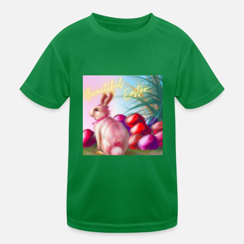 Bezaubernde Ostern Kinder Funktions-T-Shirt