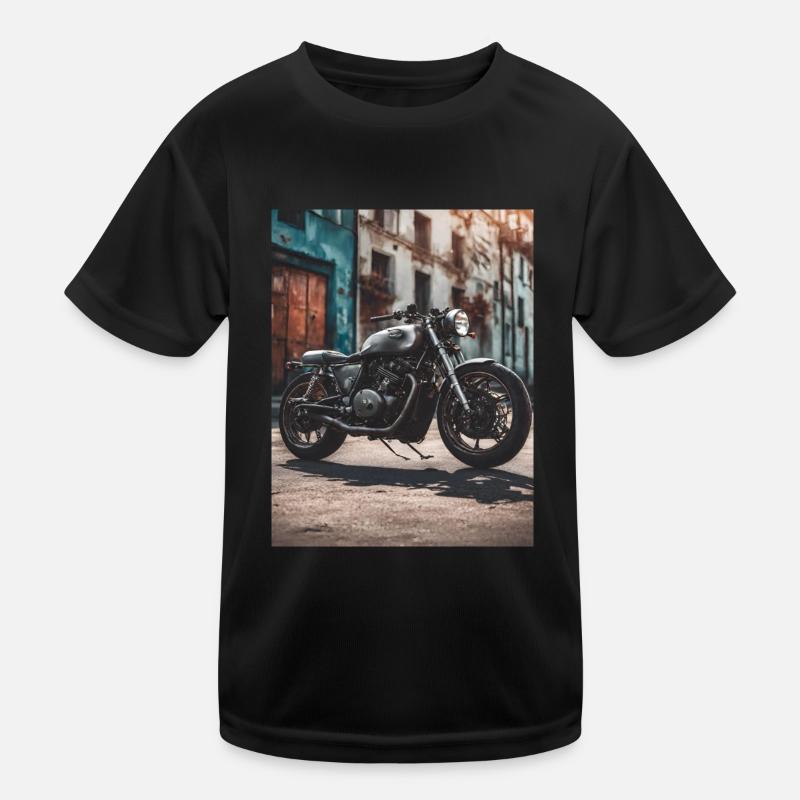 Motorcycle Kids Functional T-Shirt