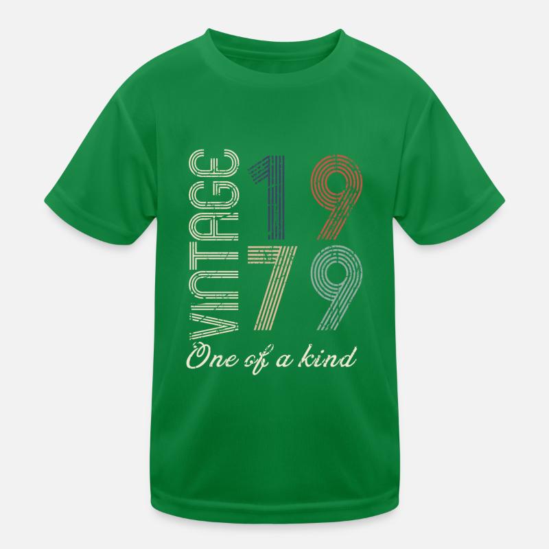 45th Anniversary 1979 - Vintage Retro Gift Idea Kids Functional T-Shirt