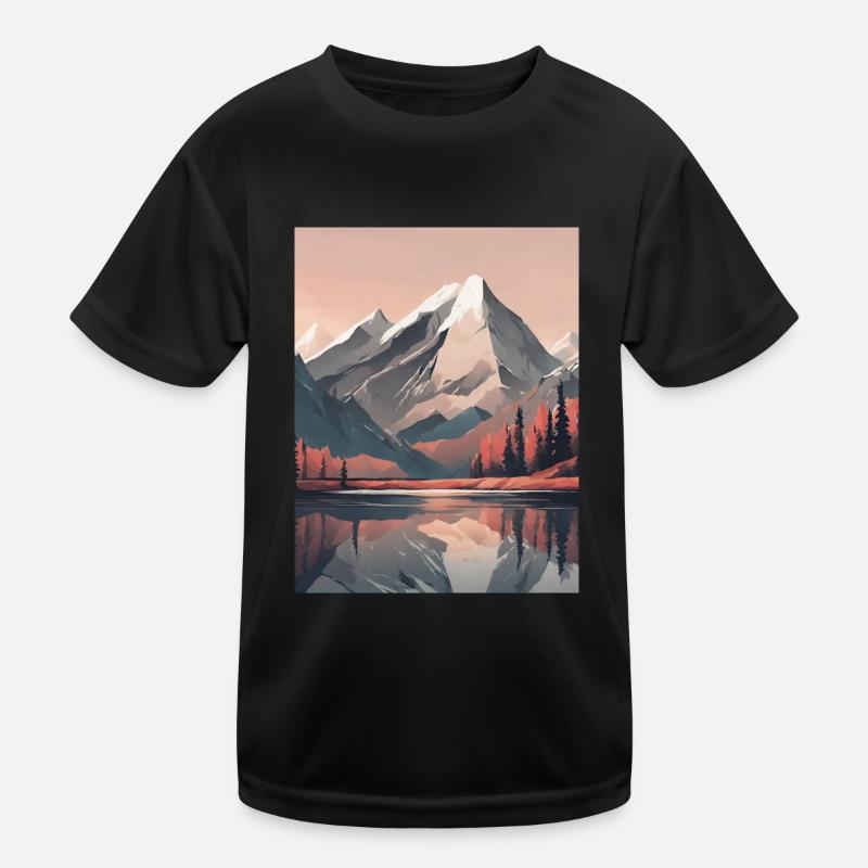 Montagnes T-shirt sport Enfant