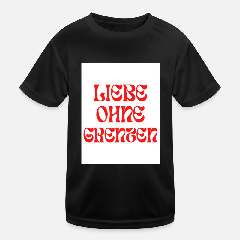 Liebe ohne Grenzen Kinder Funktions-T-Shirt