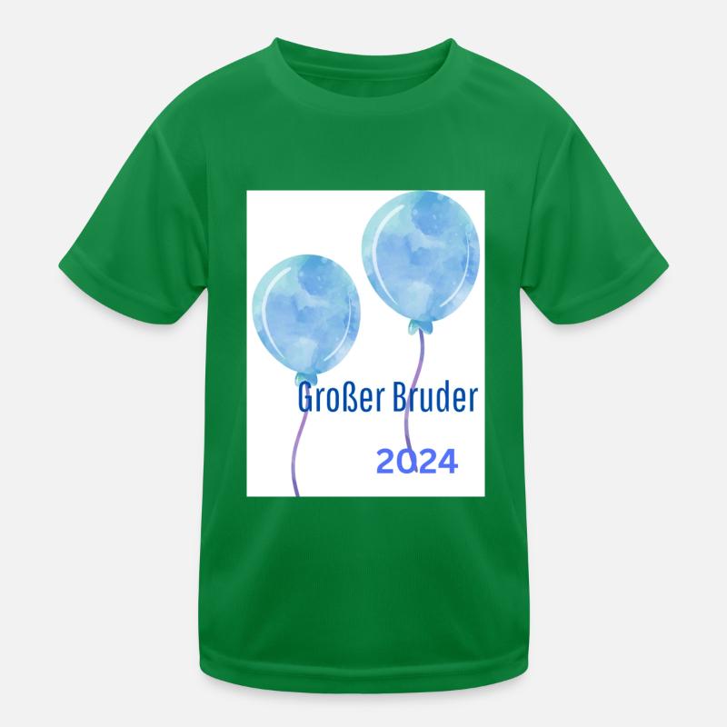 Großer Bruder 2024 Kinder Funktions-T-Shirt