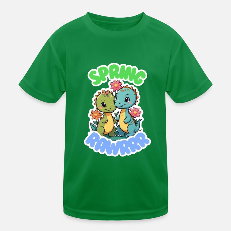 SPRING RAWRRR Kids Functional T-Shirt