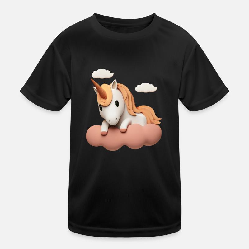 Nuage Licorne T-shirt sport Enfant
