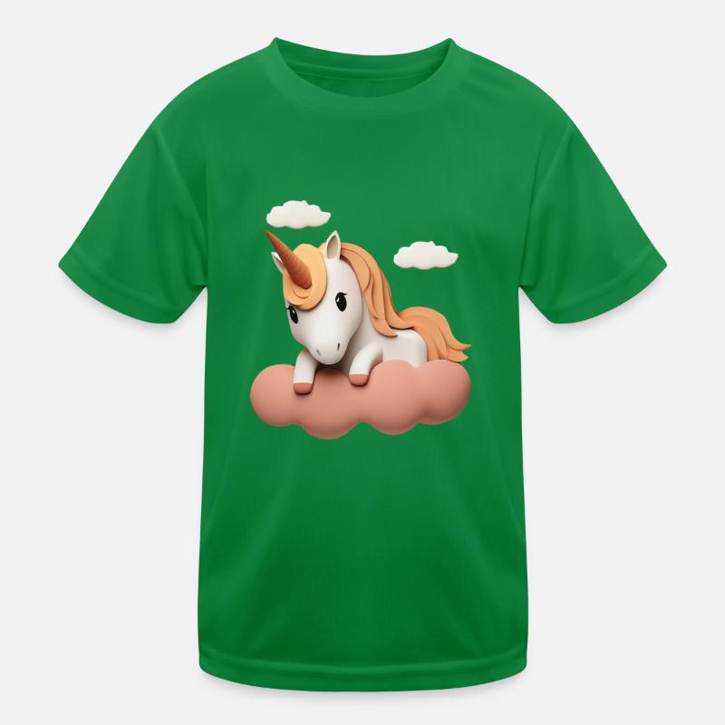 Unicorn Cloud Kinder Funktions-T-Shirt