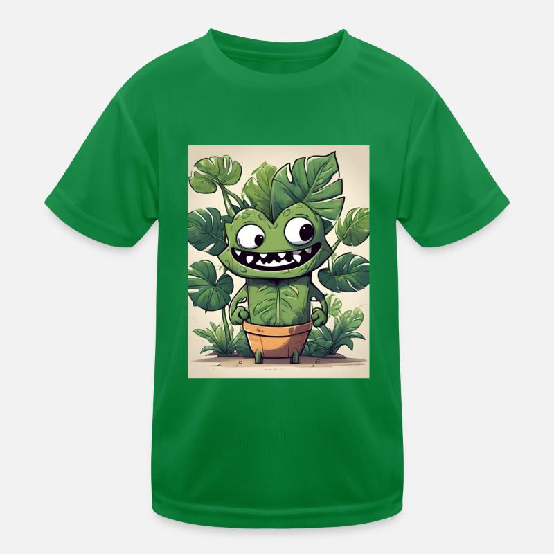 Monastera Blumentopf Buddy Kinder Funktions-T-Shirt