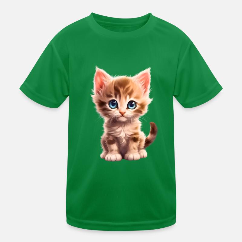 Chaton mignon T-shirt sport Enfant