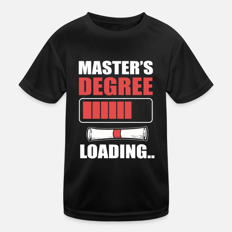 Master Studium Abschlussfeier Kinder Funktions-T-Shirt