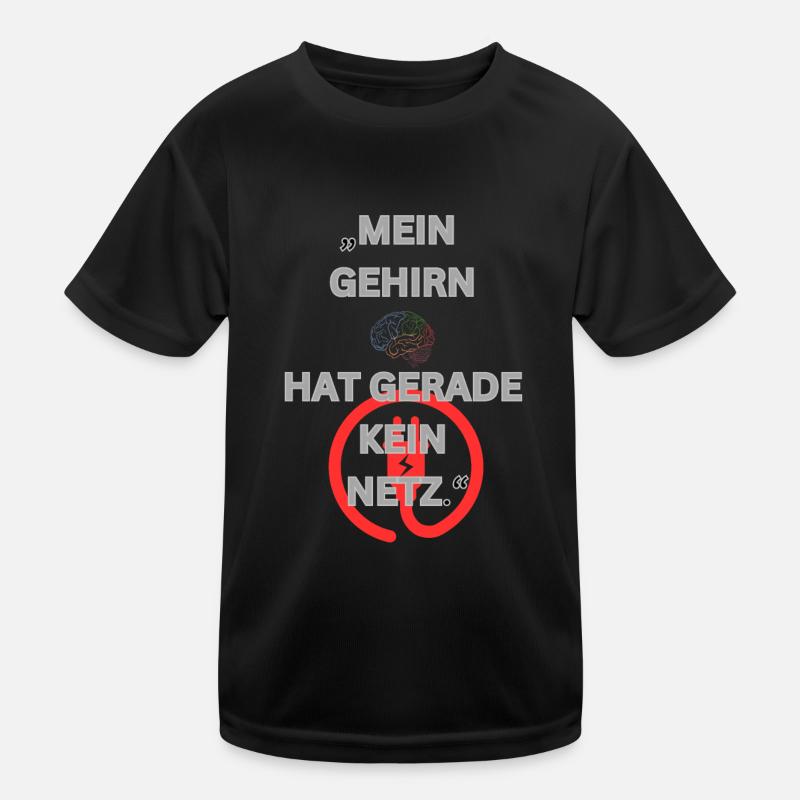 Kein Netz Kinder Funktions-T-Shirt