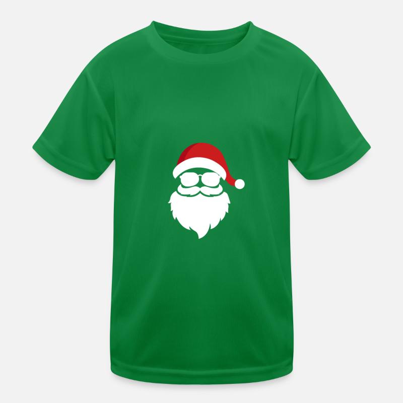 Stylischer Weihnachtsmann Kinder Funktions-T-Shirt