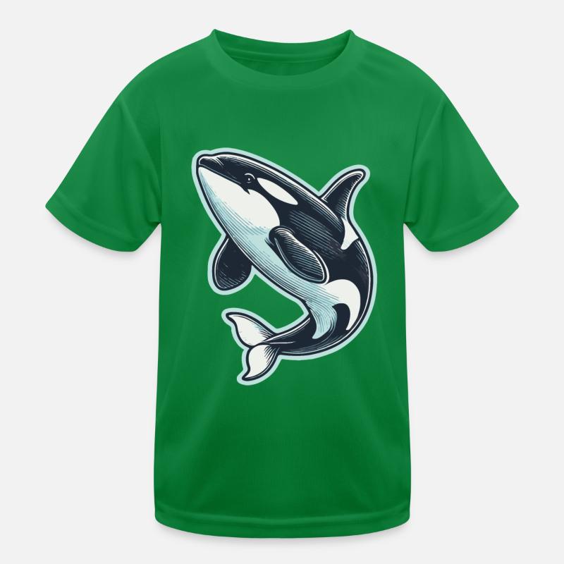 Killer whale Kids Functional T-Shirt