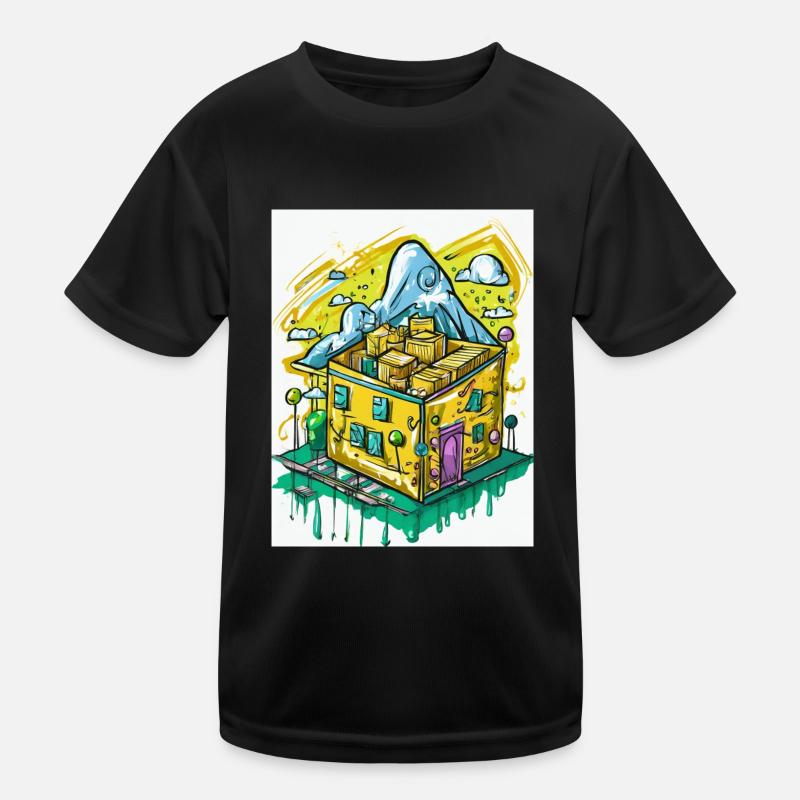 Es rappelt im Karton Kinder Funktions-T-Shirt