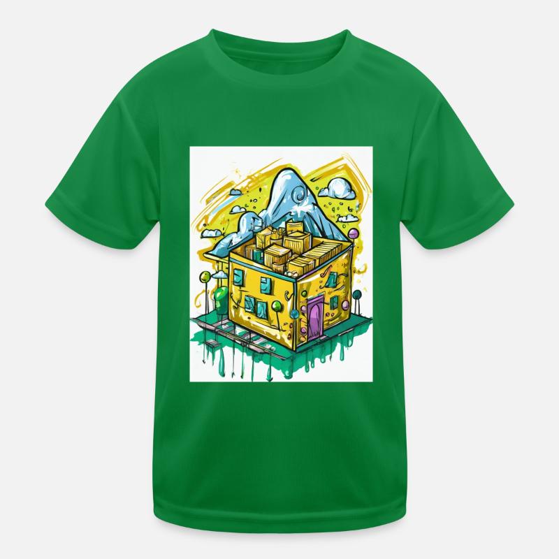 Es rappelt im Karton Kinder Funktions-T-Shirt