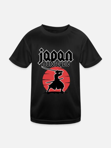 Japan Motorcycle - Kinder Funktions-T-Shirt - Schwarz